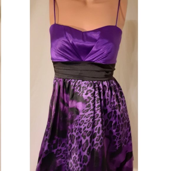 Taboo Sexy Cheetah Print Mini Strapless Dress - Picture 6 of 10